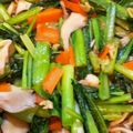 ねこねこさーん's cooksnap of when they made 小松菜と桜えびのチャチャッと炒め.