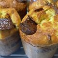 nene's cooksnap of when they made HMで簡単♬チョコバナナマフィン.