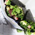 chako106HM's cooksnap of when they made 糖質オフ 手巻き寿司.