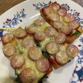 yabuyuki's cooksnap of when they made 糖質制限 ヘルシー厚揚げピザ☆.