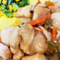 sataco's cooksnap of when they made ＊鶏胸肉の甘酢あんかけ＊.