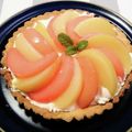ルチアーノ★★★'s cooksnap of when they made 桃のムースタルト・ムースとトッピング.