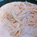 ikpommm's cooksnap of when they made 【牛乳でOK】明太子クリームパスタ.