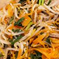 yabuyuki's cooksnap of when they made レンジで５分☆カット野菜で大量ナムル.