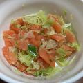 えり葉月's cooksnap of when they made 簡単！！おいしいスモークサーモンのサラダ.