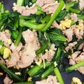 みゅみるみる's cooksnap of when they made 【お弁当にも】小松菜と豚バラの卵炒め.