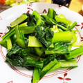ロシアンティー⭐'s cooksnap of when they made 100万回再生突破！話題の小松菜青菜炒め.