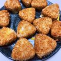 はるひやま's cooksnap of when they made 居酒屋の裏メニュー簡単秘密の焼きおにぎり.