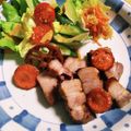 あかぴーー's cooksnap of when they made 豚ばらブロックのオーブン照り焼き.