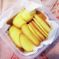 もりのくまみ's cooksnap of when they made ラングドシャ♪卵白１個で簡単クッキー.