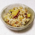 桜月❀咲良mommy's cooksnap of when they made 炊飯器で☆いりことさつま芋の炊き込みご飯.