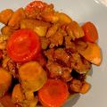 クックモリシン☆'s cooksnap of when they made ホットクックで鶏とさつまいもの煮物.