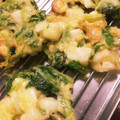 ciomam's cooksnap of when they made ベビーホタテと長芋と三つ葉のかき揚げ.