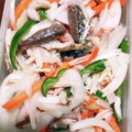 ameうめ's cooksnap of when they made ピリ辛　アジの揚げない南蛮漬け.