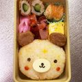 Chaaa_room's cooksnap of when they made ＊ラブリーくまちゃん弁当＊（キャラ弁）.