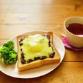 アイスもなか冷's cooksnap of when they made TV紹塩あんこピザトーストおやつトースト.