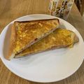 ポメちょん's cooksnap of when they made 食パン1枚で簡単☆ホットサンド.