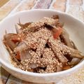 しじみごはん's cooksnap of when they made 黄金比♡きんぴらごぼう♡.