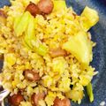 ミケネコキング's cooksnap of when they made ♡春キャベツのチャーハン♡.