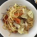 Hirarinn☆'s cooksnap of when they made 鮭と野菜の具沢山パスタ♡♡.