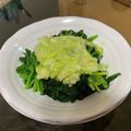 ぎんた★'s cooksnap of when they made ほうれん草にんにくねぎ和え.