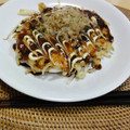 うりとく's cooksnap of when they made ざくざくもやしのお好み焼き.