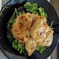しらたまこむぎ's cooksnap of when they made チキンソテー★柚子胡椒バターソース.