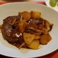 クックNA1IFO☆'s cooksnap of when they made コストコビーフパティで煮込みハンバーグ.