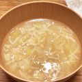 節約修行主婦's cooksnap of when they made えのきとネギの味噌汁.