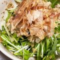 ♪ミチル♪'s cooksnap of when they made 新玉ねぎと水菜、大葉のさっぱりサラダ.