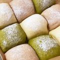 聖☆春's cooksnap of when they made 三色節句ちぎりパン（ＨＢ使用）.