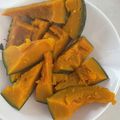 ☆smile　胡桃☆'s cooksnap of when they made かぼちゃの煮物(離乳食に) ホットクック.