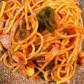 コハダちゃん's cooksnap of when they made ついに完成ー！喫茶店のナポリタン.