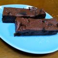 たはぴのかか's cooksnap of when they made 材料4つ♡簡単ザクザクチョコチーズケーキ.