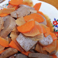 ♡Catherine's cooksnap of when they made 大根と厚揚げ・人参・こんにゃくの煮物♪.