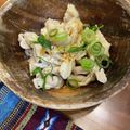 べるＬ＠ＮＩ's cooksnap of when they made レンジで簡単 おつまみ 鶏皮ポン酢.