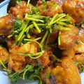 aikins's cooksnap of when they made [ベジ] カリフラワー・マンチュリアン。.