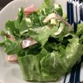 ベティ３'s cooksnap of when they made 簡単♪超特急！！レタスとハムのサラダ.