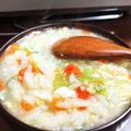 ozameg's cooksnap of when they made 絶品簡単♡ベジ♡卵クッパ風雑炊♡.