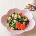 Newチヨコっと♪'s cooksnap of when they made 鉄分補給!小松菜としらすと卵の生姜和え.