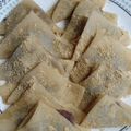 ゆずカフェ's cooksnap of when they made レンジで4分☆生八ツ橋☆かんたんおやつ.