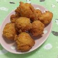赤い電話's cooksnap of when they made サーターアンダーギー.