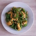 アクセル☆'s cooksnap of when they made 【簡単】青椒炒蛋（ピーマン卵）【賄い】.