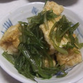 きらり流れ星's cooksnap of when they made 簡単☆厚揚げと茎わかめの煮物.