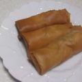 きらり流れ星's cooksnap of when they made メイン級！ベーコンチーズキャベツの春巻き.