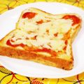 ふうはっちゃん's cooksnap of when they made 簡単！ケチャチートースト.