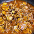 cook＠まつ☆'s cooksnap of when they made 旦那大好き超簡単！豚と茄子の洋風煮込み.