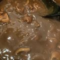 ﾌﾞﾚﾝﾀﾞ's cooksnap of when they made 本格的！豚こまハヤシライス.