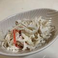 papikun's cooksnap of when they made 大根とかにかまのサラダ.