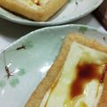 ☆☆いるかー's cooksnap of when they made とっても簡単☆油揚げのチーズ醤油焼き♪.